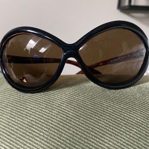 💯 Authentic TOM FORD Brown “Sophia TF121” Aviator Sunglasses